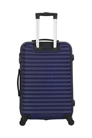 Valise semaine Classiq (M) - 65 cm - Noir, bleu et argenté
