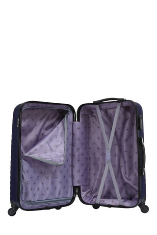 Valise semaine Classiq (M) - 65 cm - Noir, bleu et argenté