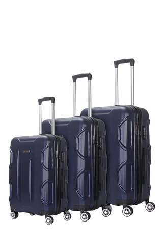 Set de 3 valises - 55/66/75 cm - Bleu marine