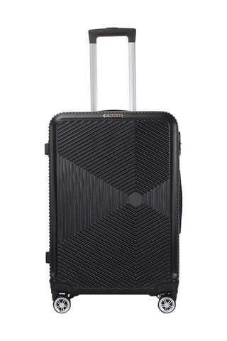 Valise semaine Luton (M) - 65 cm - Argenté et noir