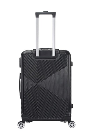 Valise cabine Luton (S) - 55 cm - Noir et argenté