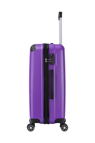 Set de 3 valises Corner (S/M/L) - 55/65/75 cm - Violet