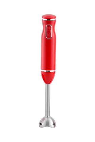 Mixeur plongeant - 600 W - 2 vitesses - Argenté et rouge