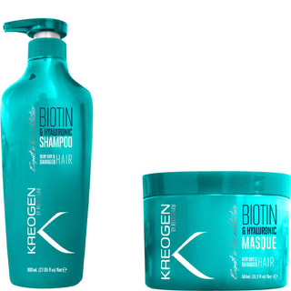 Shampoing & masque réparateurs - Biotine - Cheveux secs très et abîmés