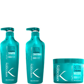 Routine réparatrice - Biotine - Cheveux très secs abîmés - 3 produits