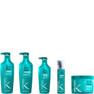 Routine réparatrice - Biotine - Cheveux secs & abîmés - 5 produits