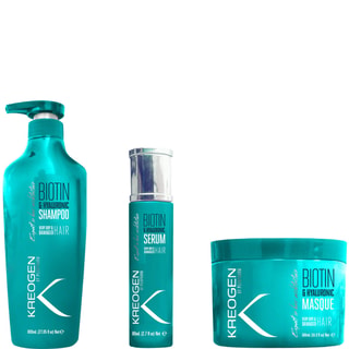 Routine réparatrice - Biotine - Cheveux fins & fragiles - 3 produits