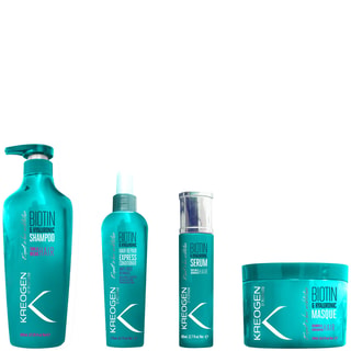 Routine réparatrice - Biotine - Cheveux fins & fragiles - 4 produits
