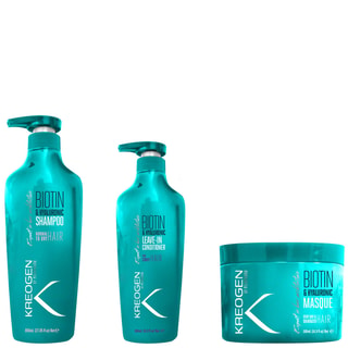 Routine réparatrice - Biotine - Cheveux normaux à secs - 3 produits