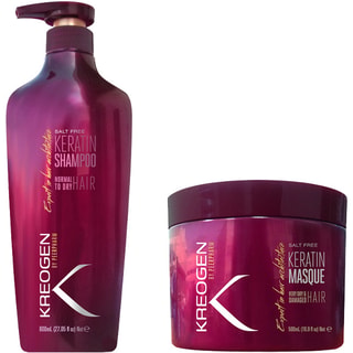 Shampoing & masque nourrissants - Kératine - Cheveux secs & abîmés