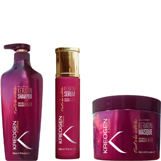 Routine répatrice - Shampoing, masque & sérum - Kératine - Cheveux très secs et abîmés