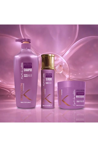 Coffret cheveux réparation  à l’acide hyaluronique et niacinamide B3 - Cheveux très secs et abîmés - 3 produits