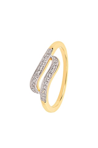 Anello - Argento laminato oro giallo