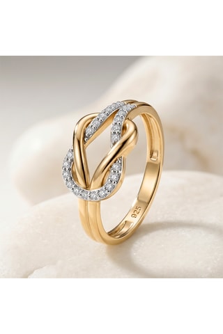 Anello Navy - Argento laminato oro giallo