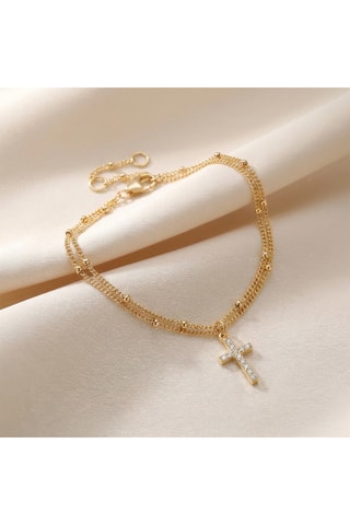 Bracciale multifilo Fede - Argento placcato oro giallo