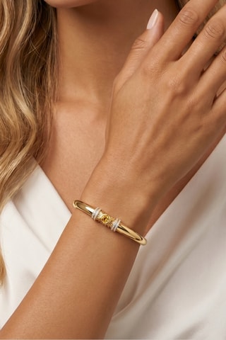 Bracciale bangle - Citrino