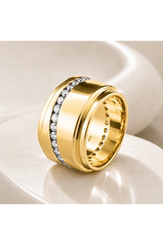 Anello - Placcato oro giallo