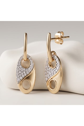 Boucles d'oreilles - Plaqué or jaune