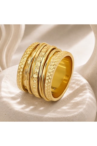 Bague - Plaqué or jaune