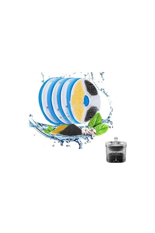 Fuente de agua SOLANIM INO3 - Negro - 11 cm