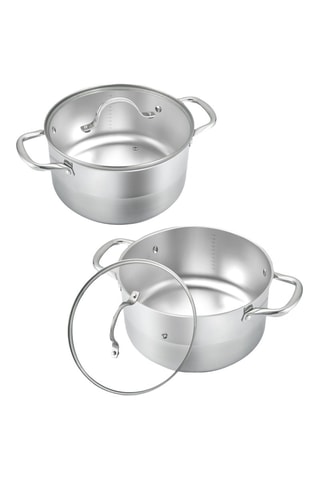Faitout traiteur en acier inoxydable - 28 cm