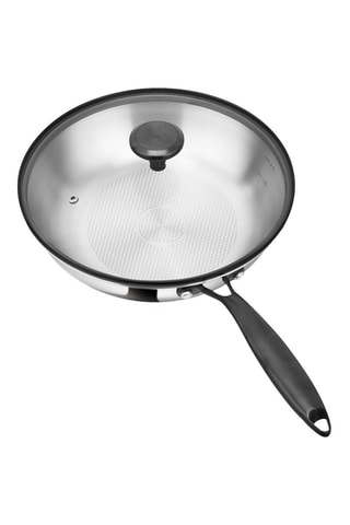Sauteuse en acier inoxydable avec couvercle - 26 cm