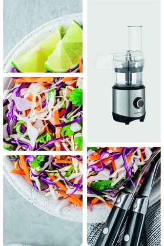 Robot de cuisine - 300 W - 2 vitesses - Noir