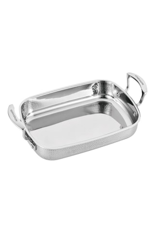 Plat en acier inoxydable - 29 cm