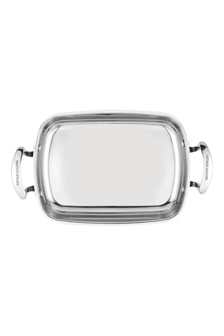 Plat en acier inoxydable - 29 cm