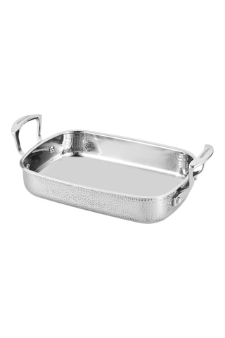 Plat en acier inoxydable - 29 cm