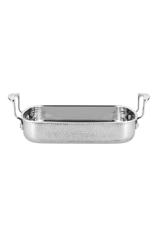 Plat en acier inoxydable - 35 cm