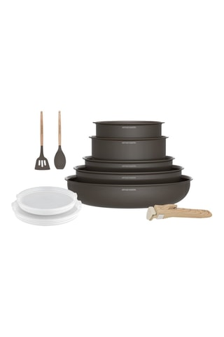 Batterie de cuisine revêtement céramique - 10 pièces