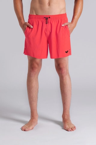 Short de bain Welded - Noir et orange