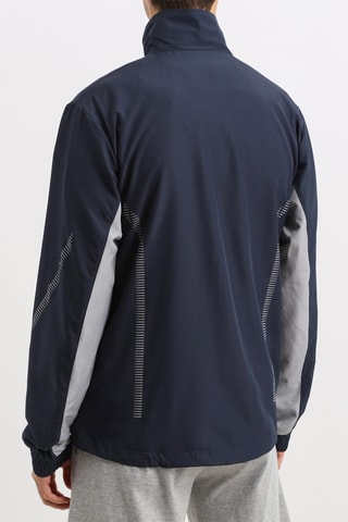 Veste de survêtement - Blanc, bleu et gris