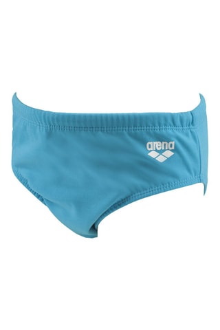 Slip de bain - Blanc, bleu et orange
