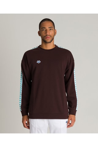 Sweat - Blanc, bleu et marron