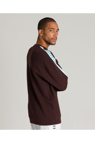 Sweat - Blanc, bleu et marron