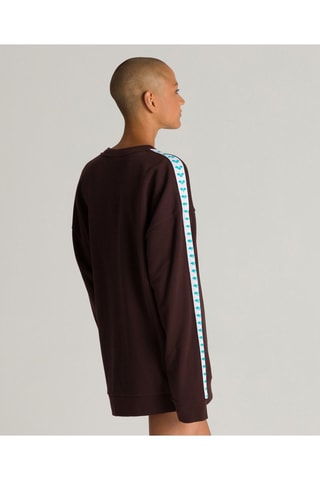 Sweat - Blanc, bleu et marron