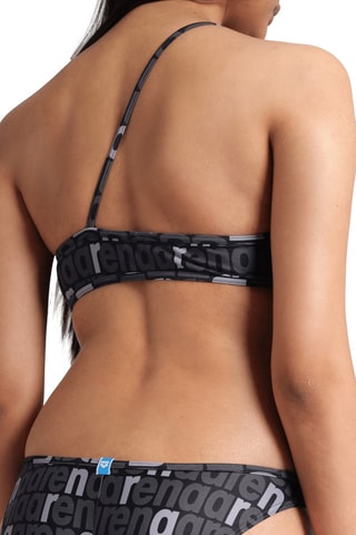 Trikini asymétrique - Blanc et noir