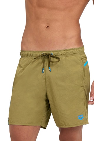 Short de bain Pro File - Vert et turquoise