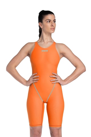Combishort de bain - Noir, vert et orange