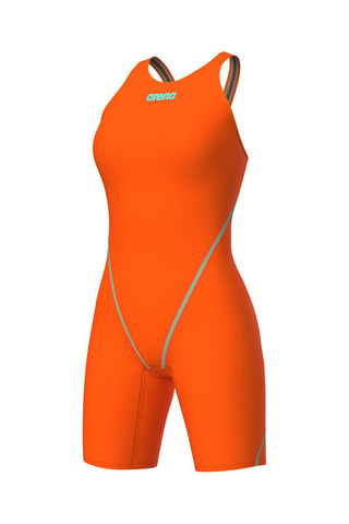 Combishort de bain - Noir, vert et orange
