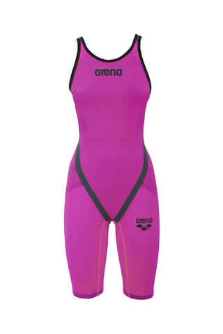 Maillot 1 pièce - Blanc, noir, rose et gris