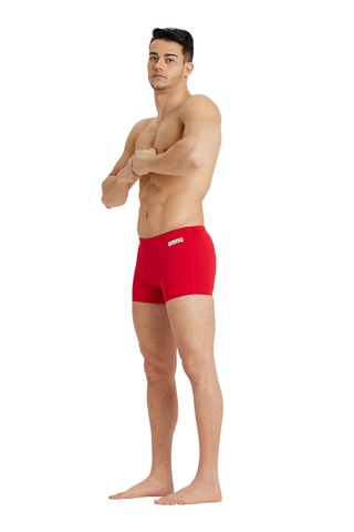 Boxer de bain - Blanc et rouge