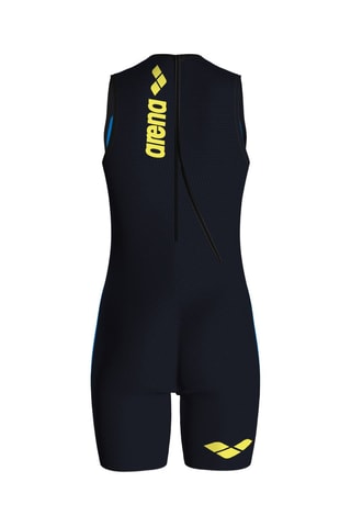 Maillot 1 pièce - Noir, bleu, vert et gris