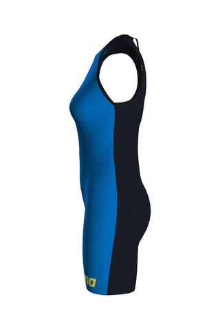 Maillot 1 pièce - Noir, bleu, vert et gris