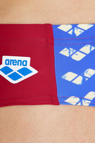 Slip de bain - Blanc, rouge et bleu