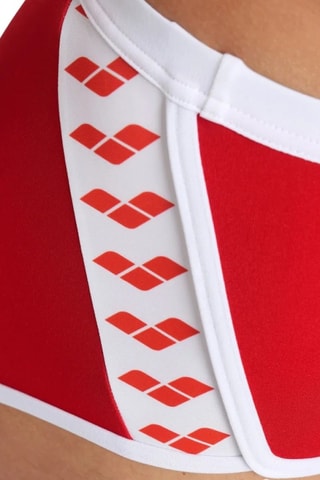Boxer de bain Icons - Blanc et rouge