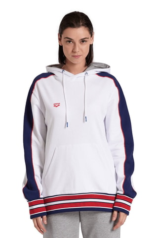 Sweat à capuche Inserts - Blanc, rouge et bleu