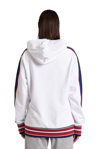 Sweat à capuche Inserts - Blanc, rouge et bleu
